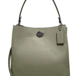 Coach Charlie Bucket Bag 55200 V5 Rare Light Fern